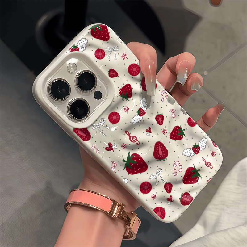 Phone Cases Cute Iphone 14 - Cute 3D Wrinkle Case For iPhone