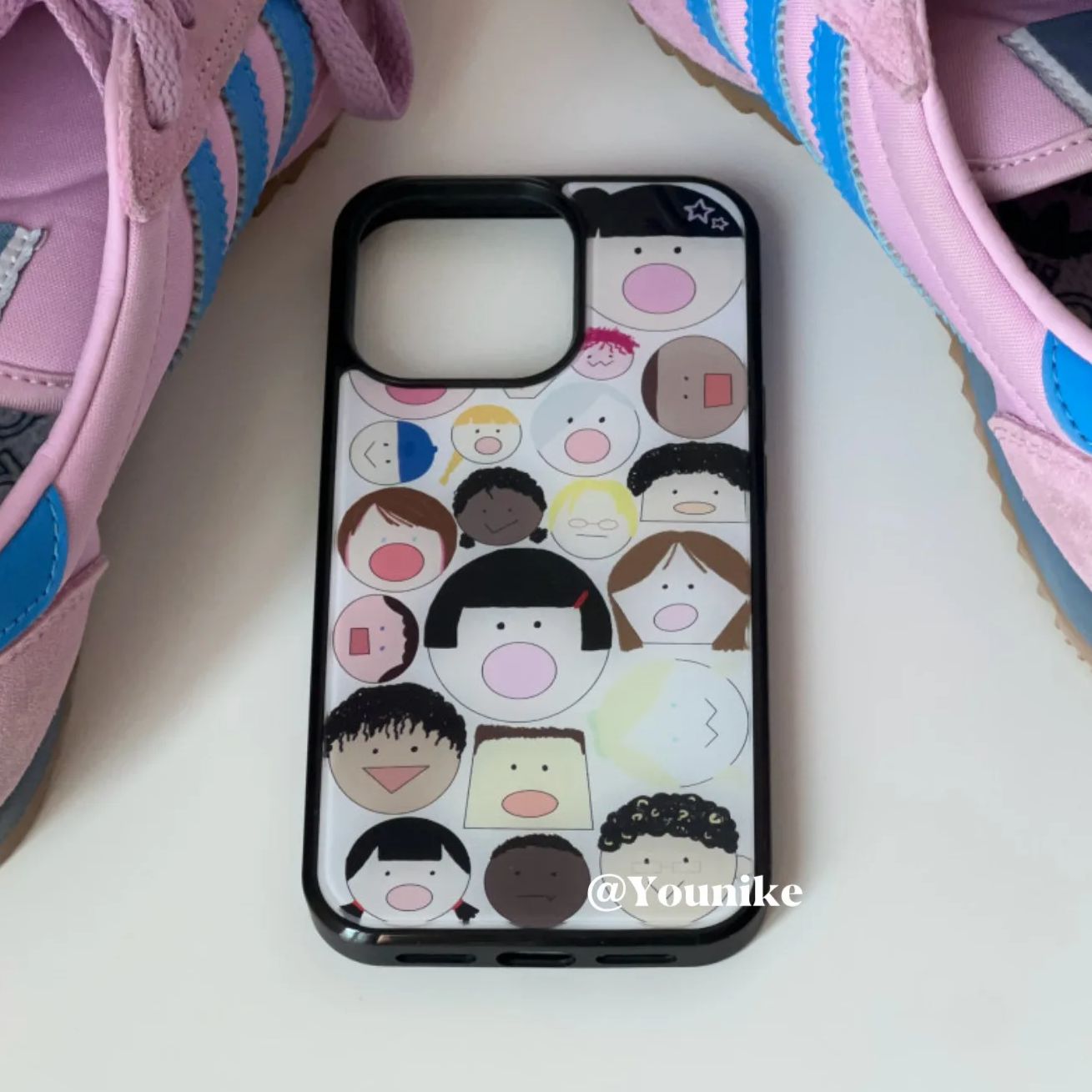 Phone Cases Korea - Cartoon Korean Ins Cute Big Head