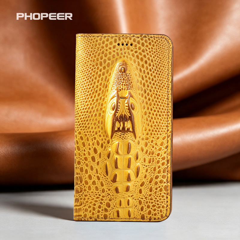 Phone Cases Eu - Luxury Genuine Leather Case for Redmi