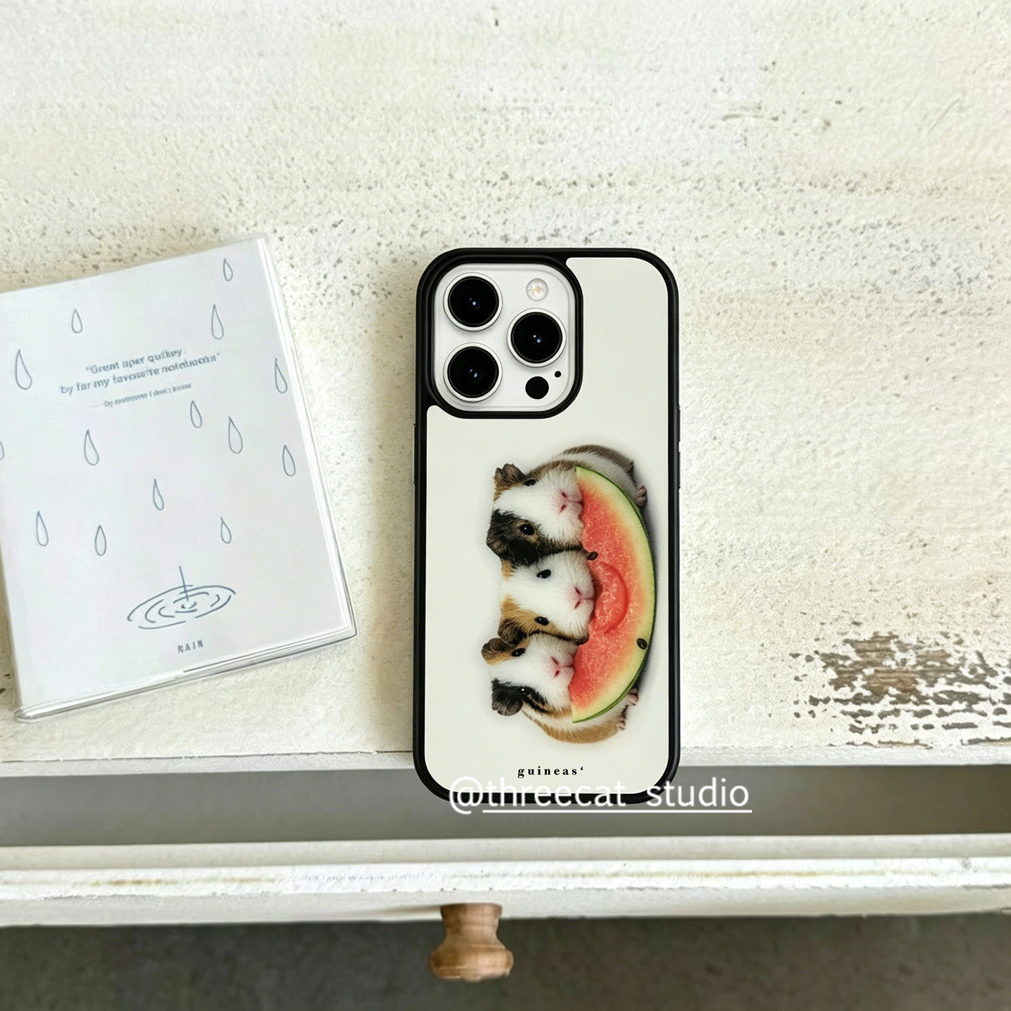 Korean Ins Guinea Pig Eat Wate - Phone Cases Korea recension och pris