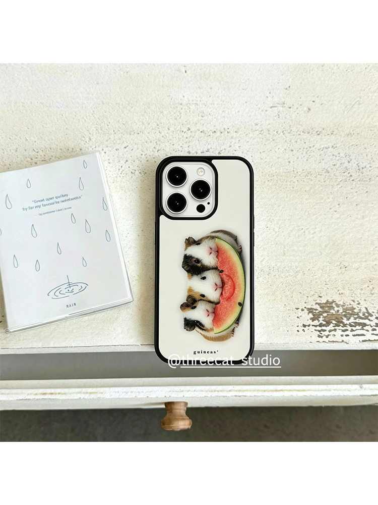 Korean Ins Guinea Pig Eat Wate - Phone Cases Korea recension och pris