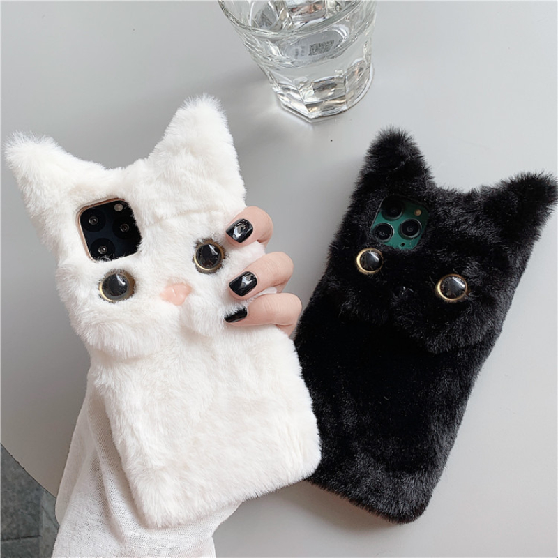 3D Cute Cartoon Cat Furry Plus - Phone Cases For Iphone 11 recension och pris