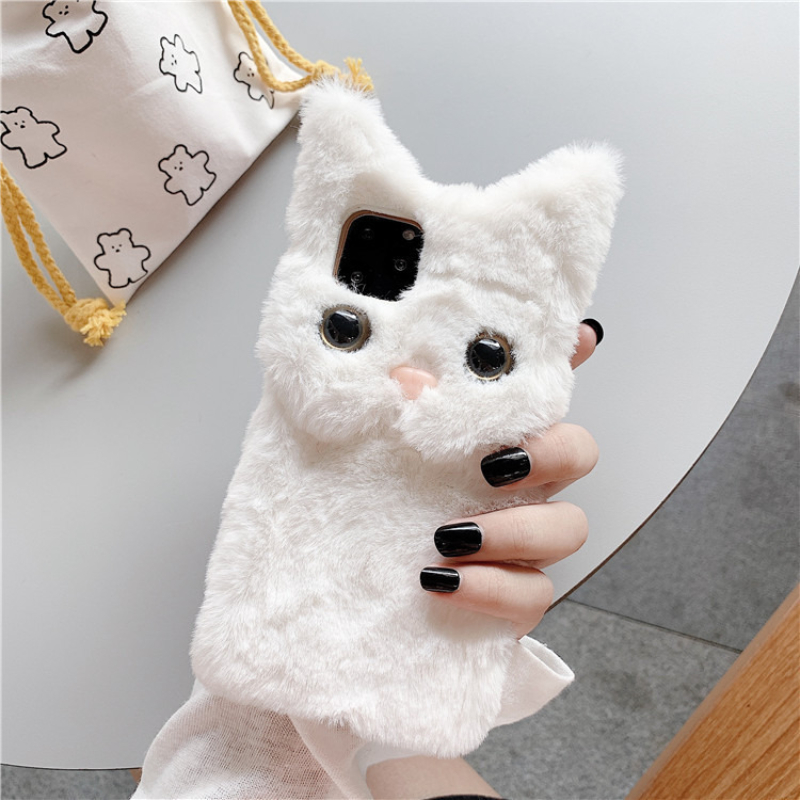 3D Cute Cartoon Cat Furry Plus - Phone Cases For Iphone 11 recension och pris