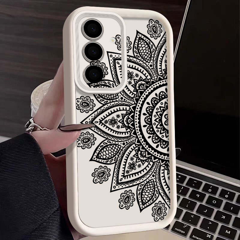 Retro Flower Totem Pattern Cas - Phone Cases Galaxy A17 recension och pris