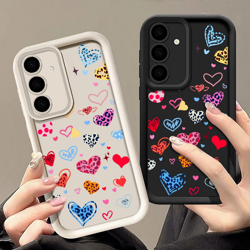 Colorful Heart Pattern Phone C - Phone Cases Galaxy A17 recension och pris
