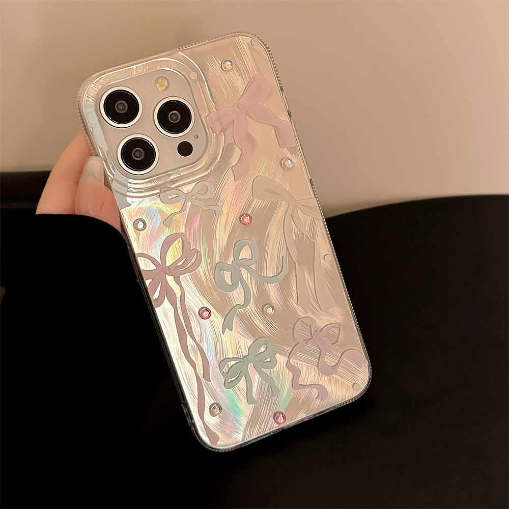 Korean Colorful Bowknot Diamon - Phone Cases Korea recension och pris