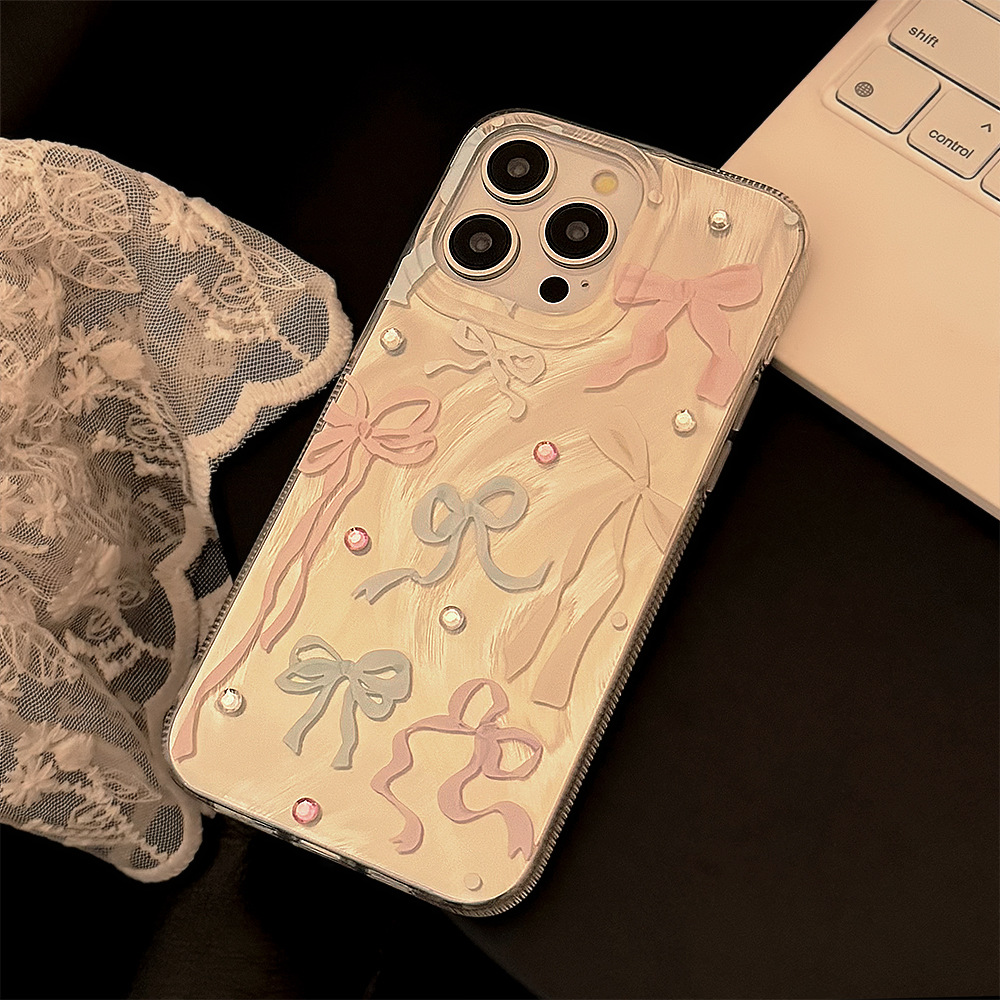 Korean Colorful Bowknot Diamon - Phone Cases Korea recension och pris