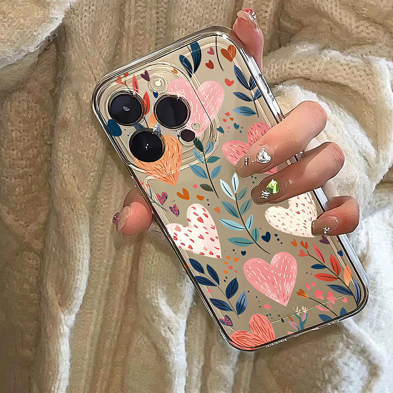 Silicone Love Heart Leaves Eye - Phone Cases Popular recension och pris