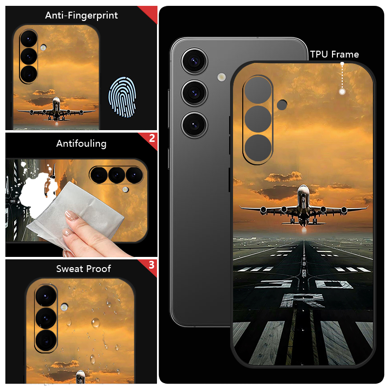 Airplane Print Phone Case For  - Phone Cases Galaxy A17 recension och pris