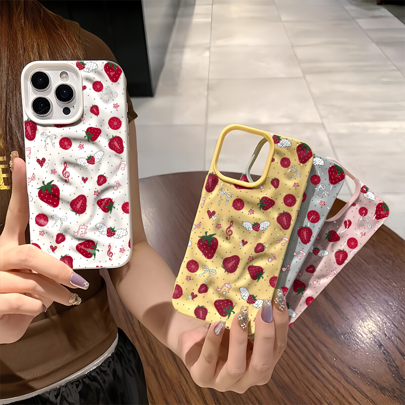 Cute 3D Wrinkle Case For iPhon - Phone Cases Cute Iphone 14 recension och pris