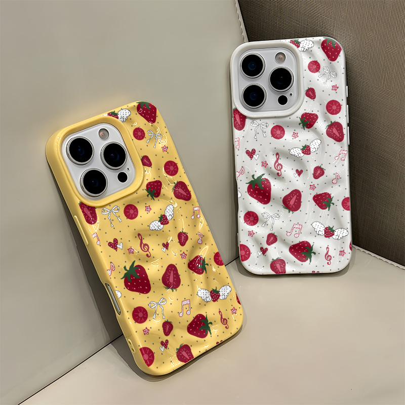 Cute 3D Wrinkle Case For iPhon - Phone Cases Cute Iphone 14 recension och pris