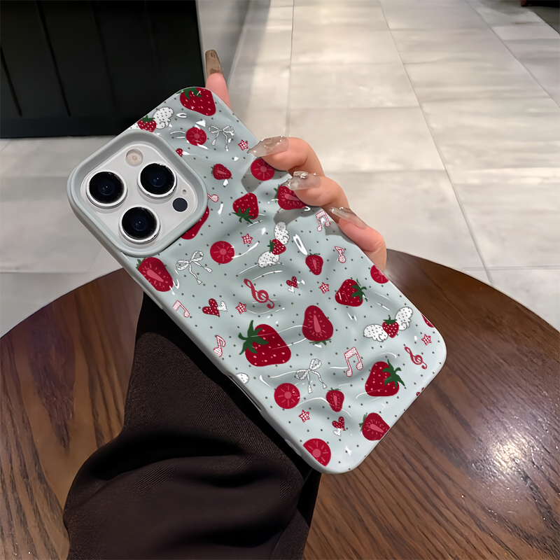 Cute 3D Wrinkle Case For iPhon - Phone Cases Cute Iphone 14 recension och pris