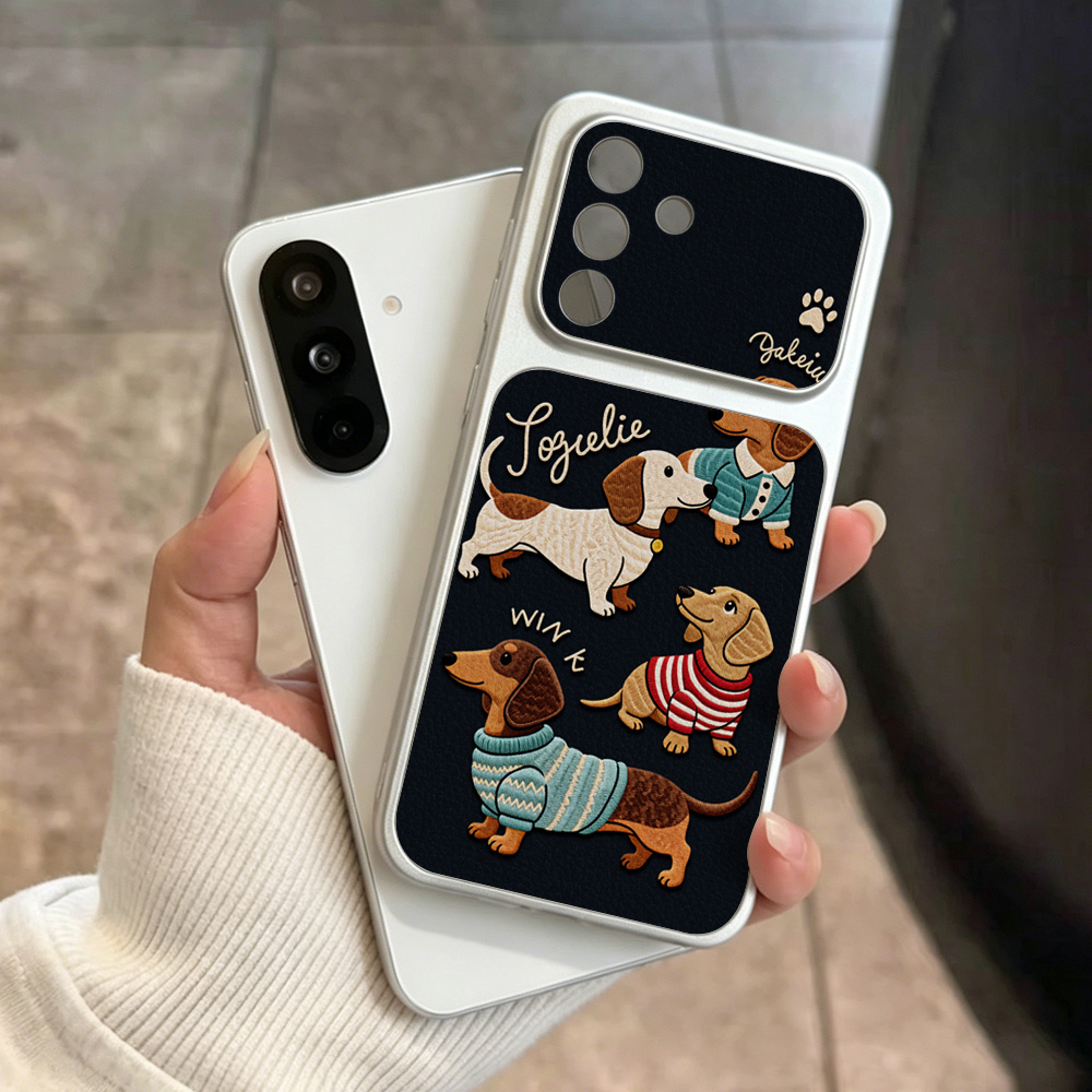 Cartoon Dachshund Phone Case F - Phone Cases With Loop recension och pris