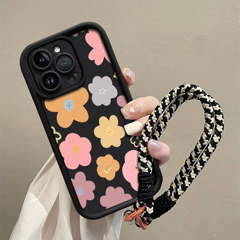 Macaron Flowers Strap Rope Pho - Phone Cases With Loop recension och pris