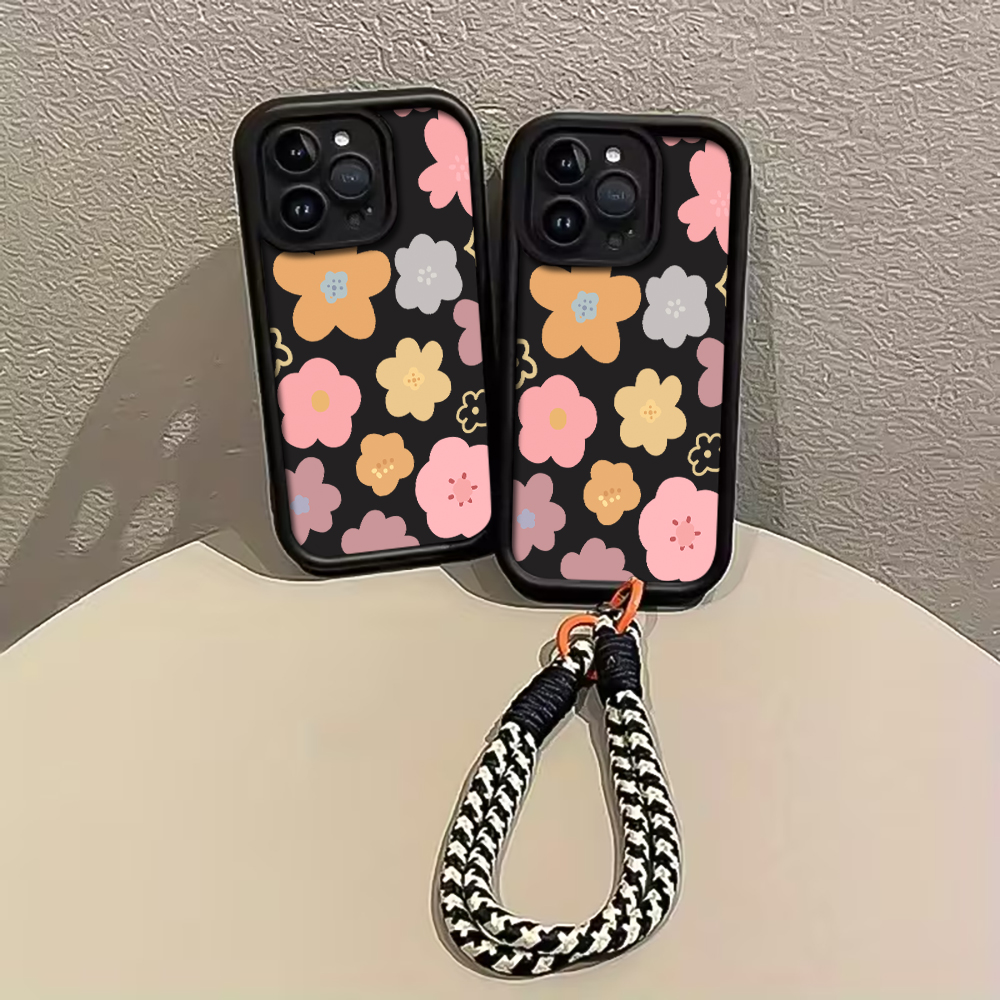Macaron Flowers Strap Rope Pho - Phone Cases With Loop recension och pris