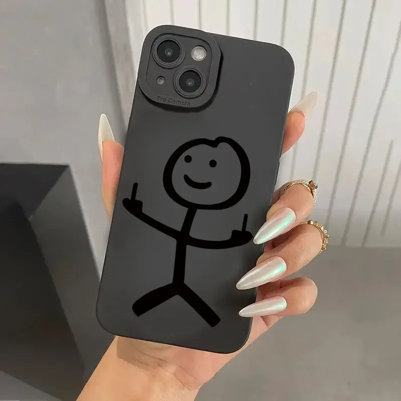 Cute Cartoon Matchman Matte Si - Phone Cases Cute Iphone 14 recension och pris