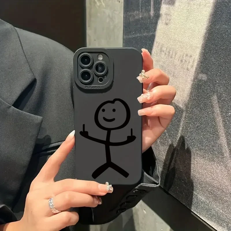 Cute Cartoon Matchman Matte Si - Phone Cases Cute Iphone 14 recension och pris