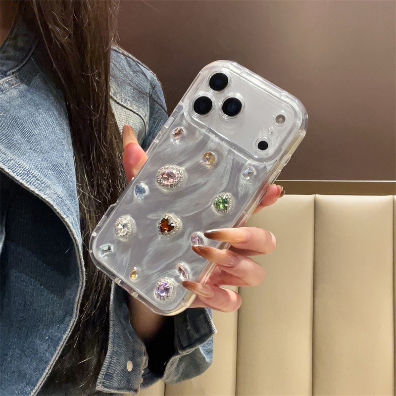 Korean Color Gemstones Resin C - Phone Cases Cute Iphone 14 recension och pris