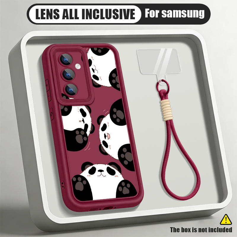 Cartoon Panda Pattern Lanyard  - Phone Cases Galaxy A17 recension och pris