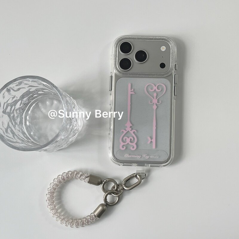 Korean Ins Y2K Pink Keys Shini - Phone Cases Korea recension och pris