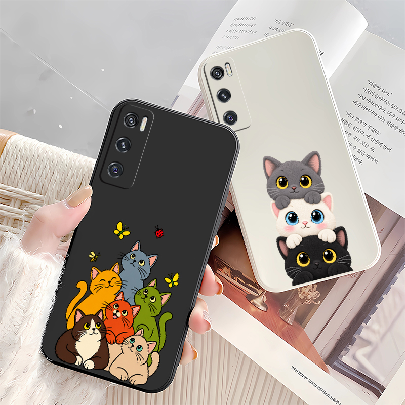 Cute Coloful Cats Phone Case F - Vivo V40 recension och pris