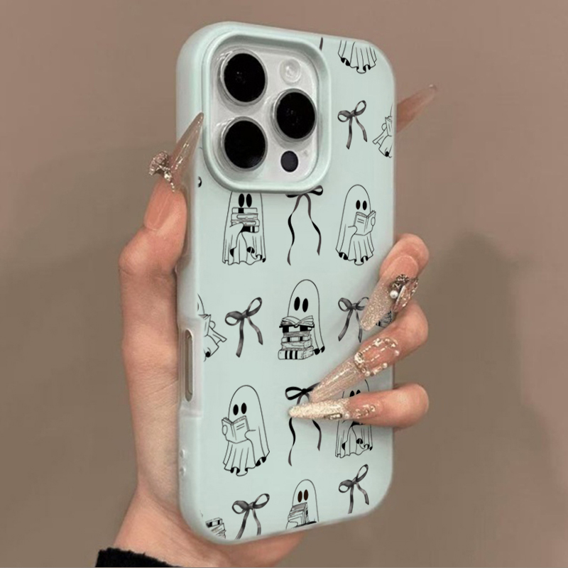 Cute Halloween Book Ghost Bow  - Phone Cases Cute Iphone 14 recension och pris