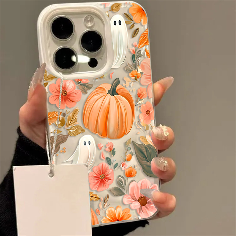 Autumn Fall Cute Ghost Pumpkin - Phone Cases Cute Iphone 14 recension och pris