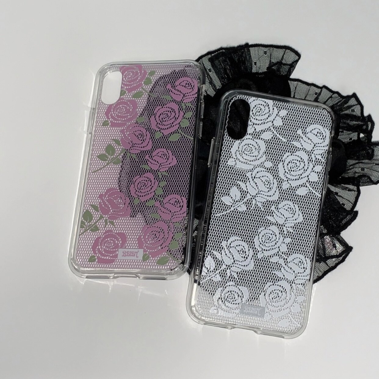 Korean Ins Colorful Rose Lace  - Phone Cases Korea recension och pris