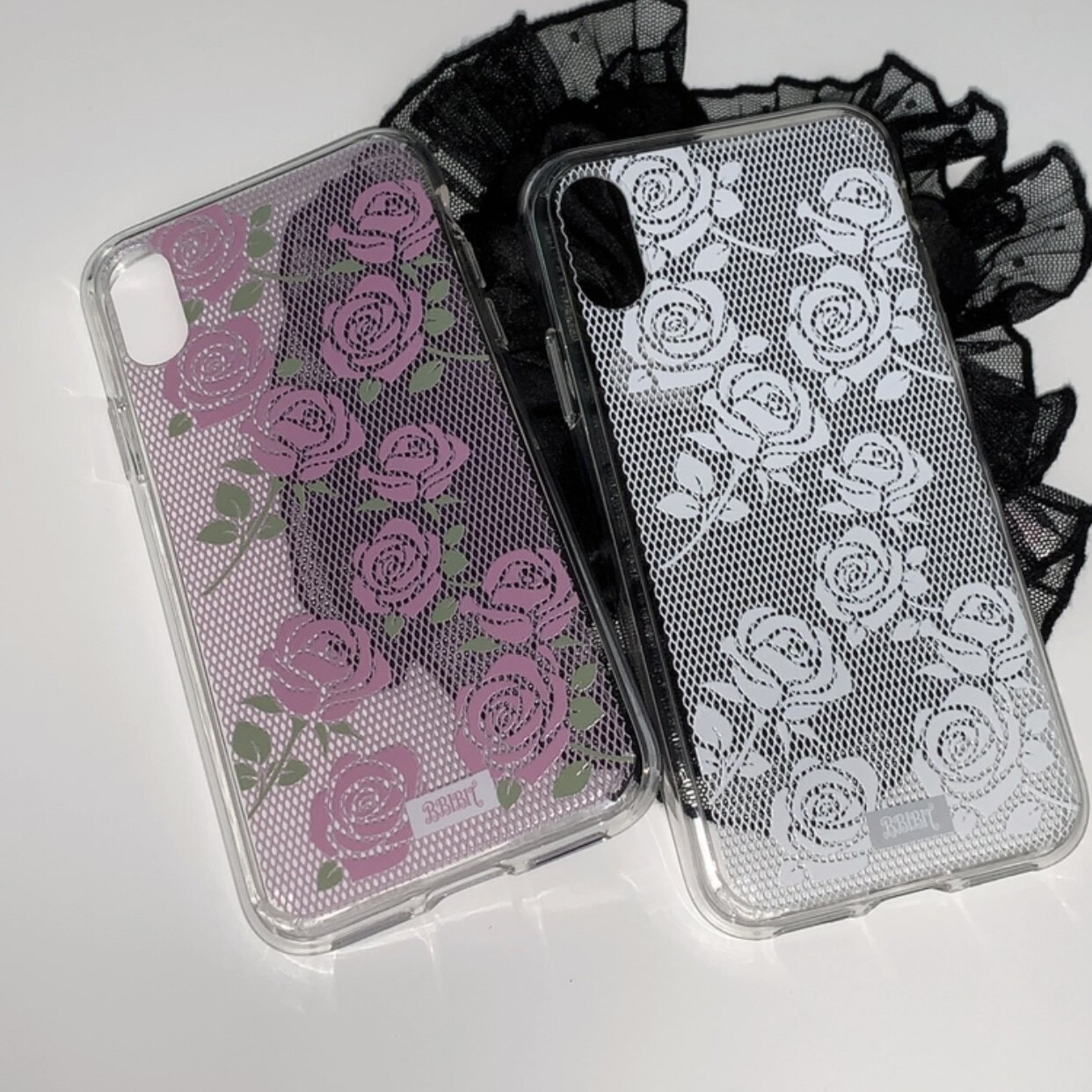 Korean Ins Colorful Rose Lace  - Phone Cases Korea recension och pris