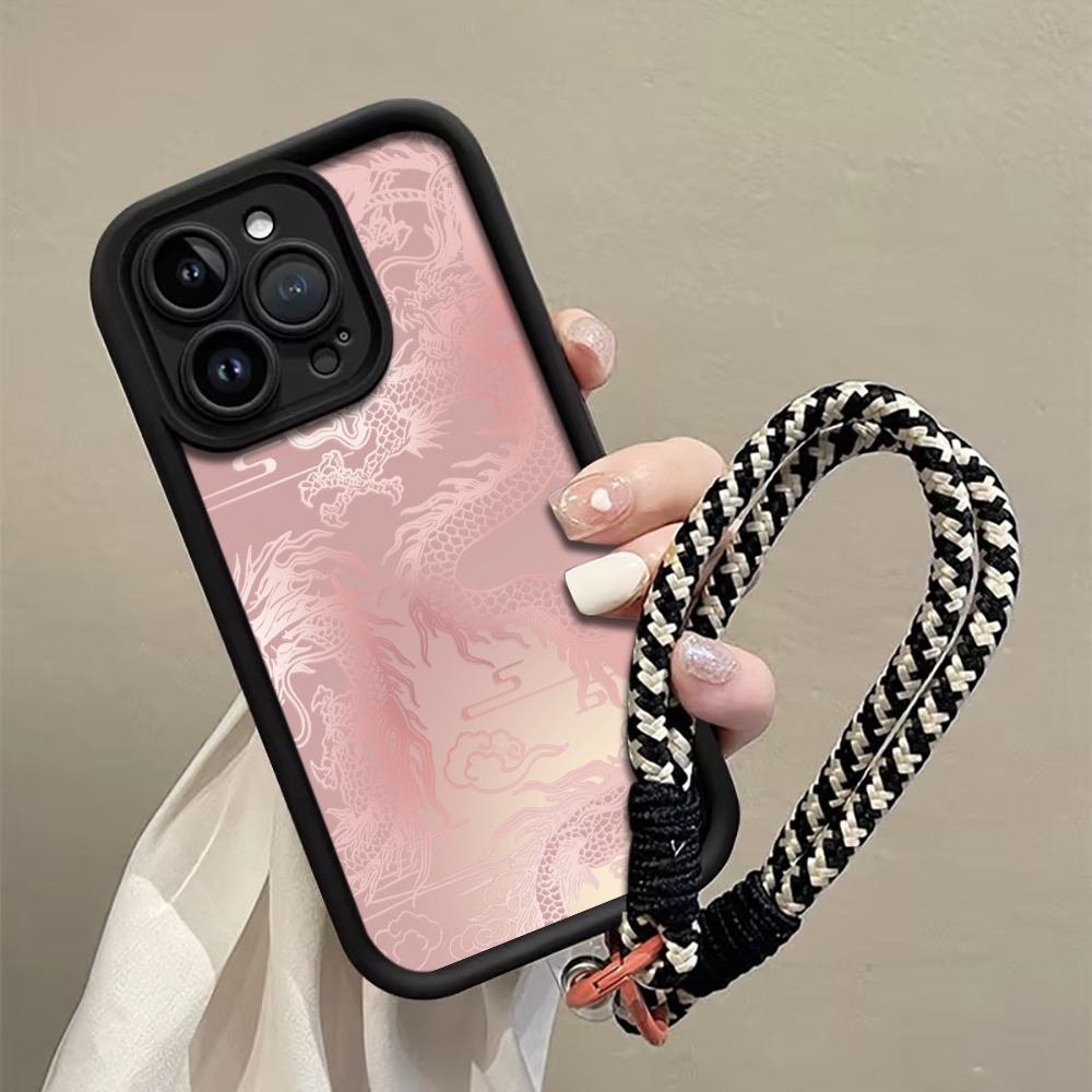 Pale White Dragon Pattern Stra - Phone Cases With Loop recension och pris