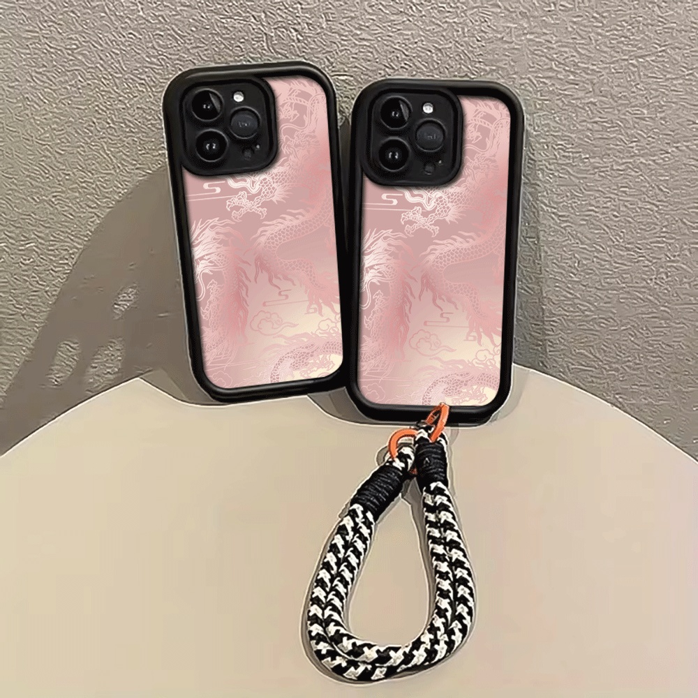 Pale White Dragon Pattern Stra - Phone Cases With Loop recension och pris