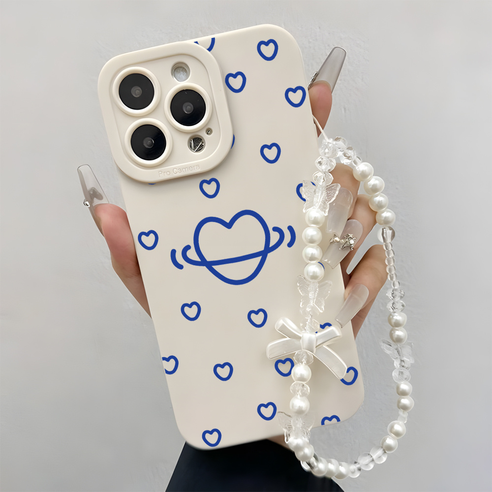 Blue Heart Phone Cases For Sam - Phone Cases With Loop recension och pris