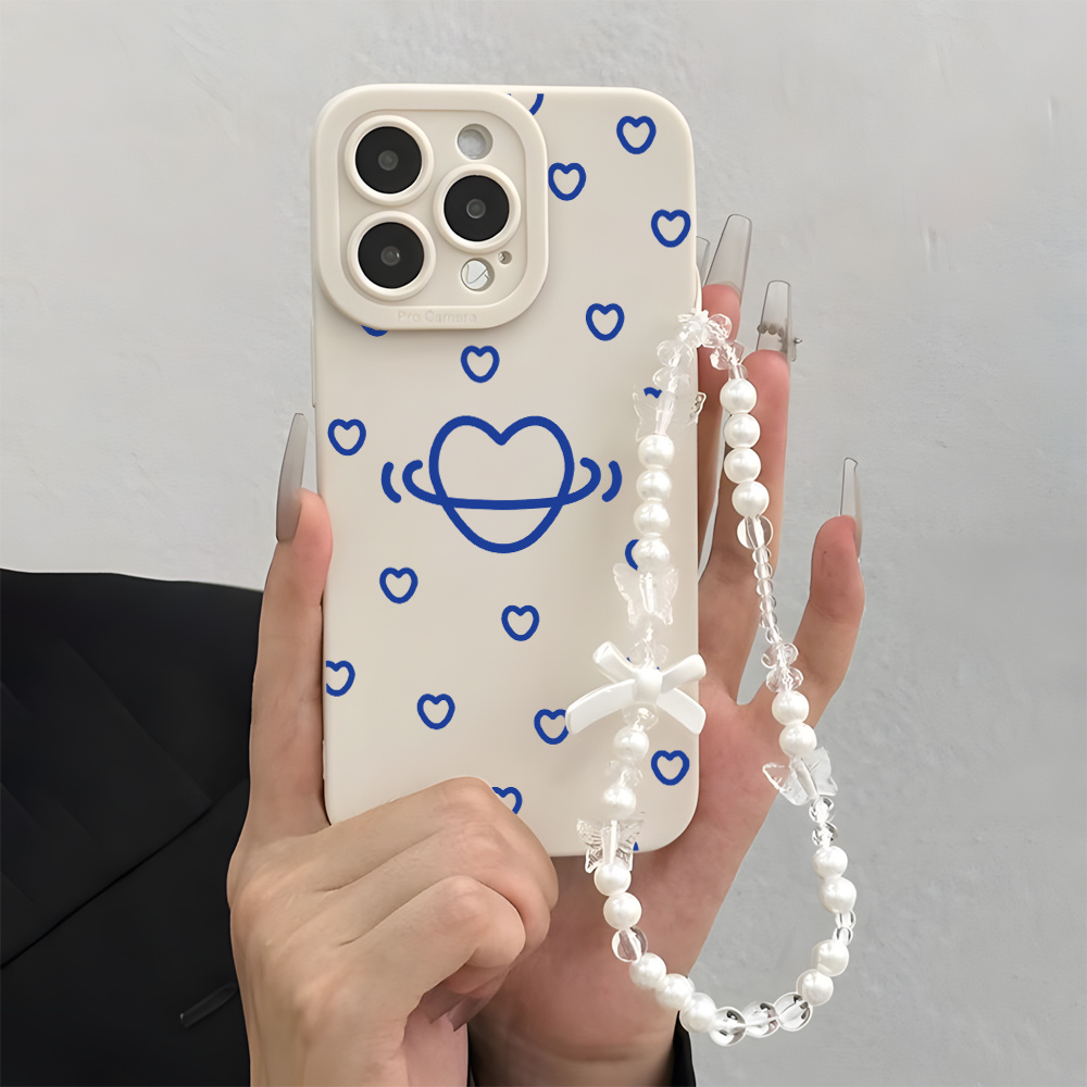 Blue Heart Phone Cases For Sam - Phone Cases With Loop recension och pris
