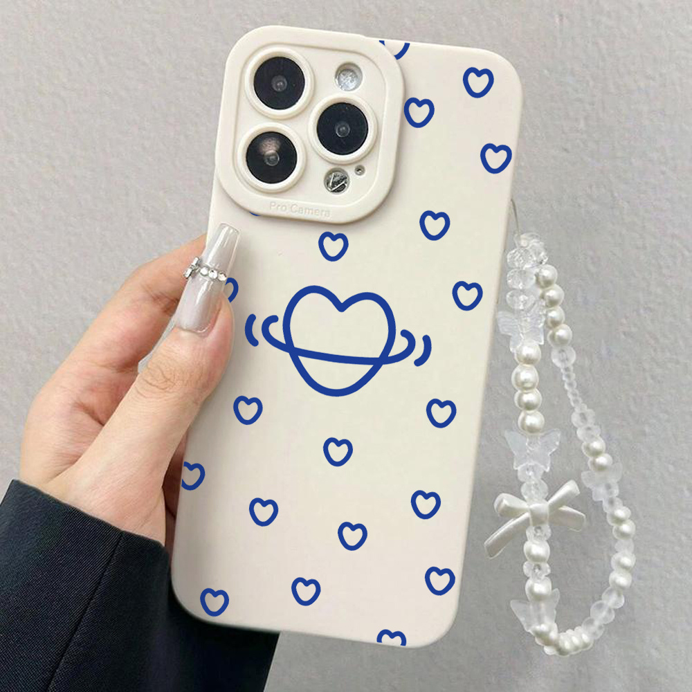 Blue Heart Phone Cases For Sam - Phone Cases With Loop recension och pris