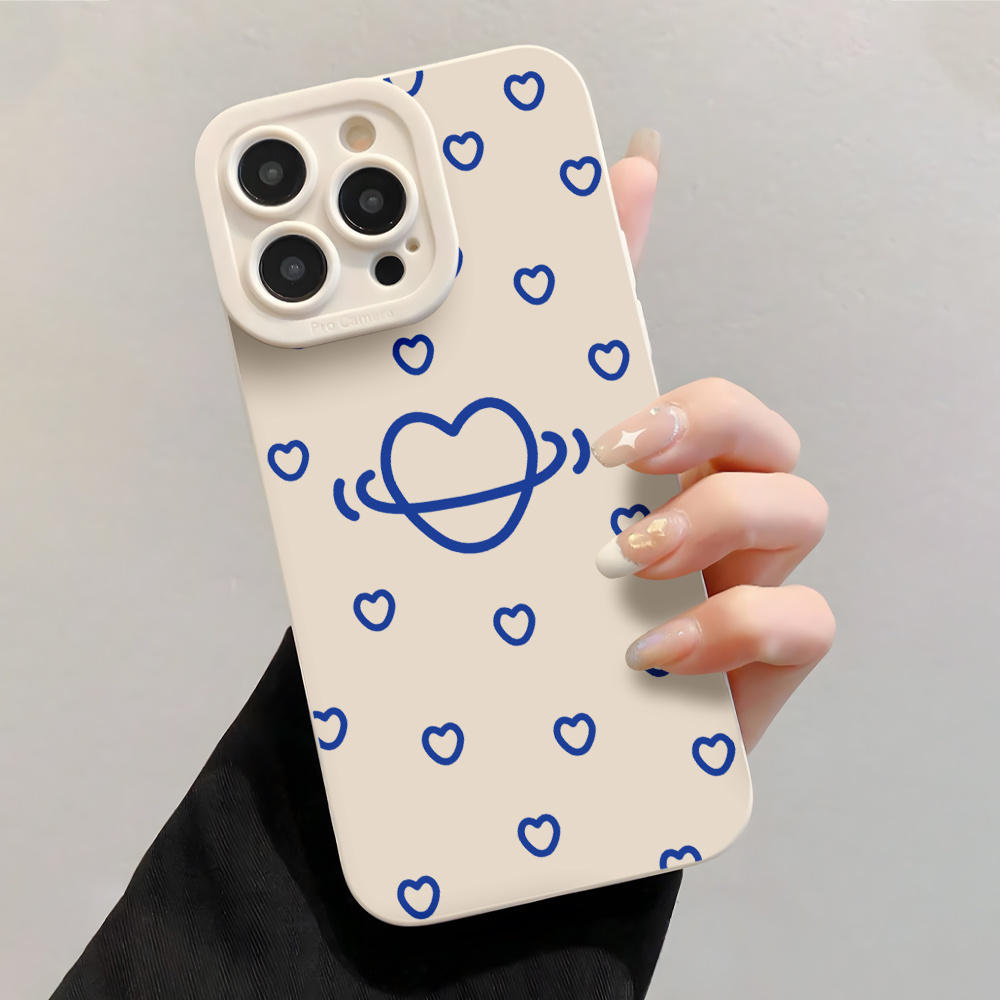 Blue Heart Phone Cases For Sam - Phone Cases With Loop recension och pris