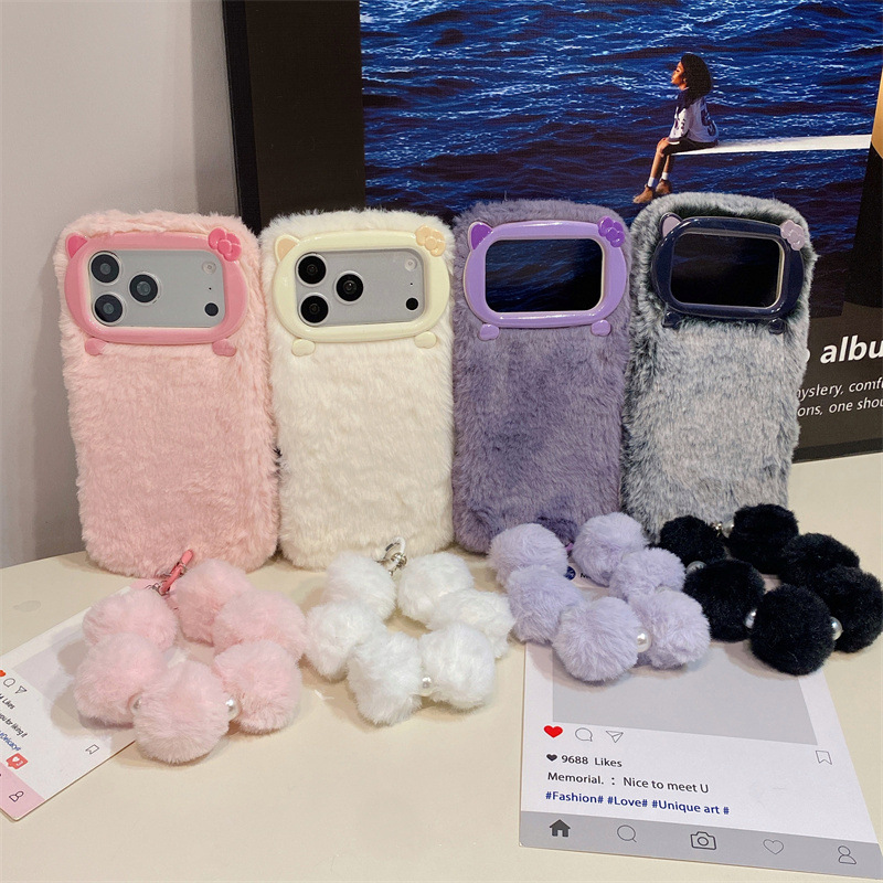 Luxury Solid Colors Furry Plus - Phone Cases Popular recension och pris