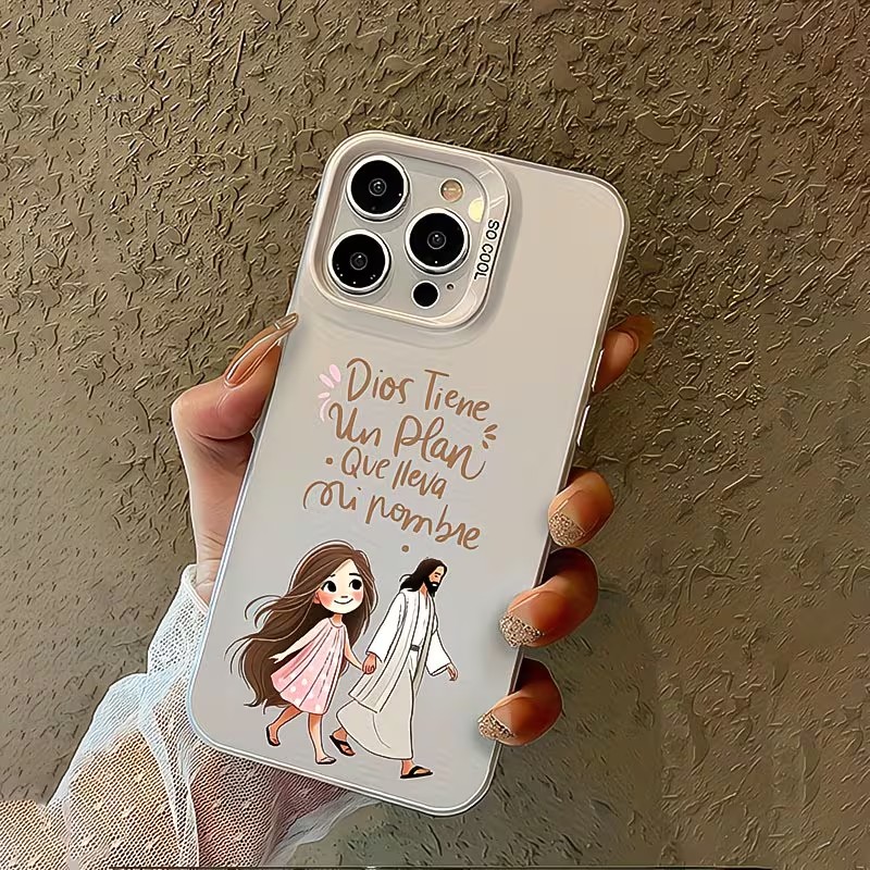 Cute Girl Walking With God Mat - Phone Cases Cute Iphone 14 recension och pris