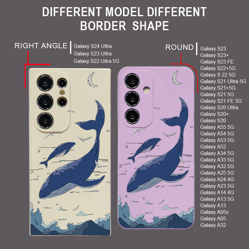 Whales Phone Case For Samsung  - Phone Cases Galaxy A17 recension och pris