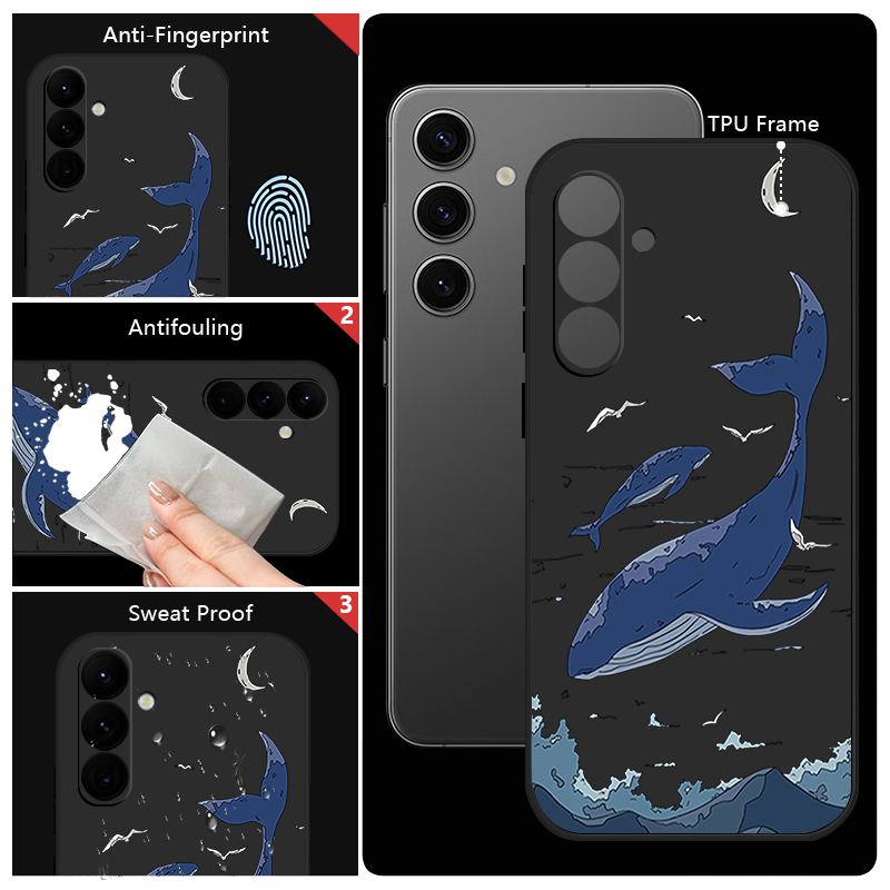 Whales Phone Case For Samsung  - Phone Cases Galaxy A17 recension och pris