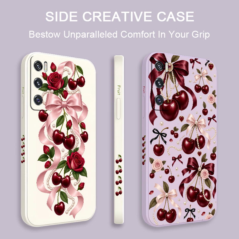 Pink Bow Tie Red Cherry Case F - Vivo V40 recension och pris