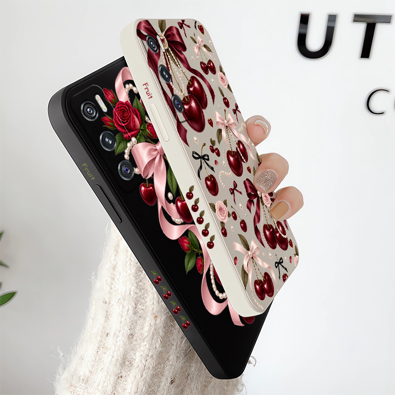 Pink Bow Tie Red Cherry Case F - Vivo V40 recension och pris