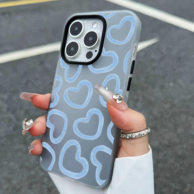 Cute Oil Painting Love Heart P - Phone Cases Cute Iphone 14 recension och pris
