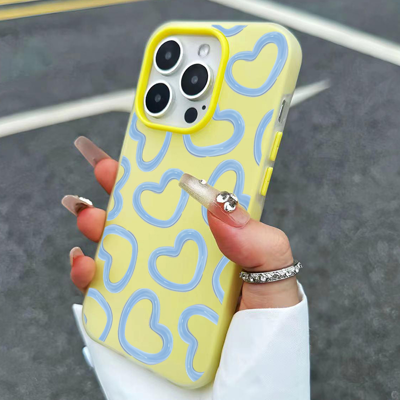 Cute Oil Painting Love Heart P - Phone Cases Cute Iphone 14 recension och pris