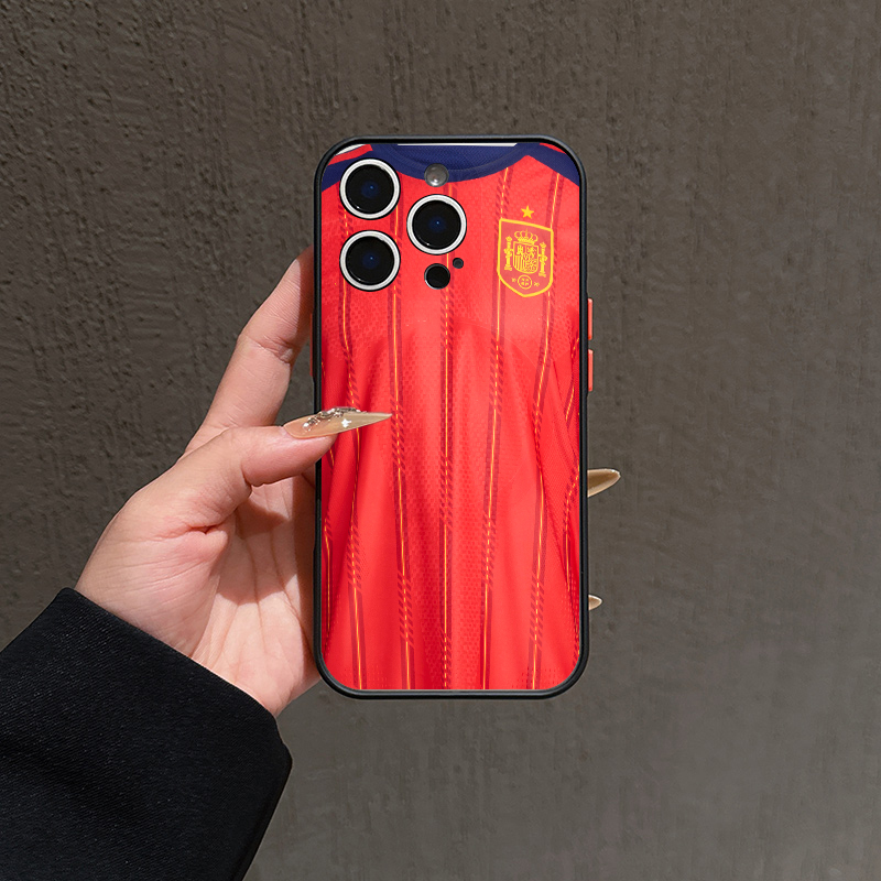 Spain Football Team Home JERSE - Phone Cases Jersey recension och pris