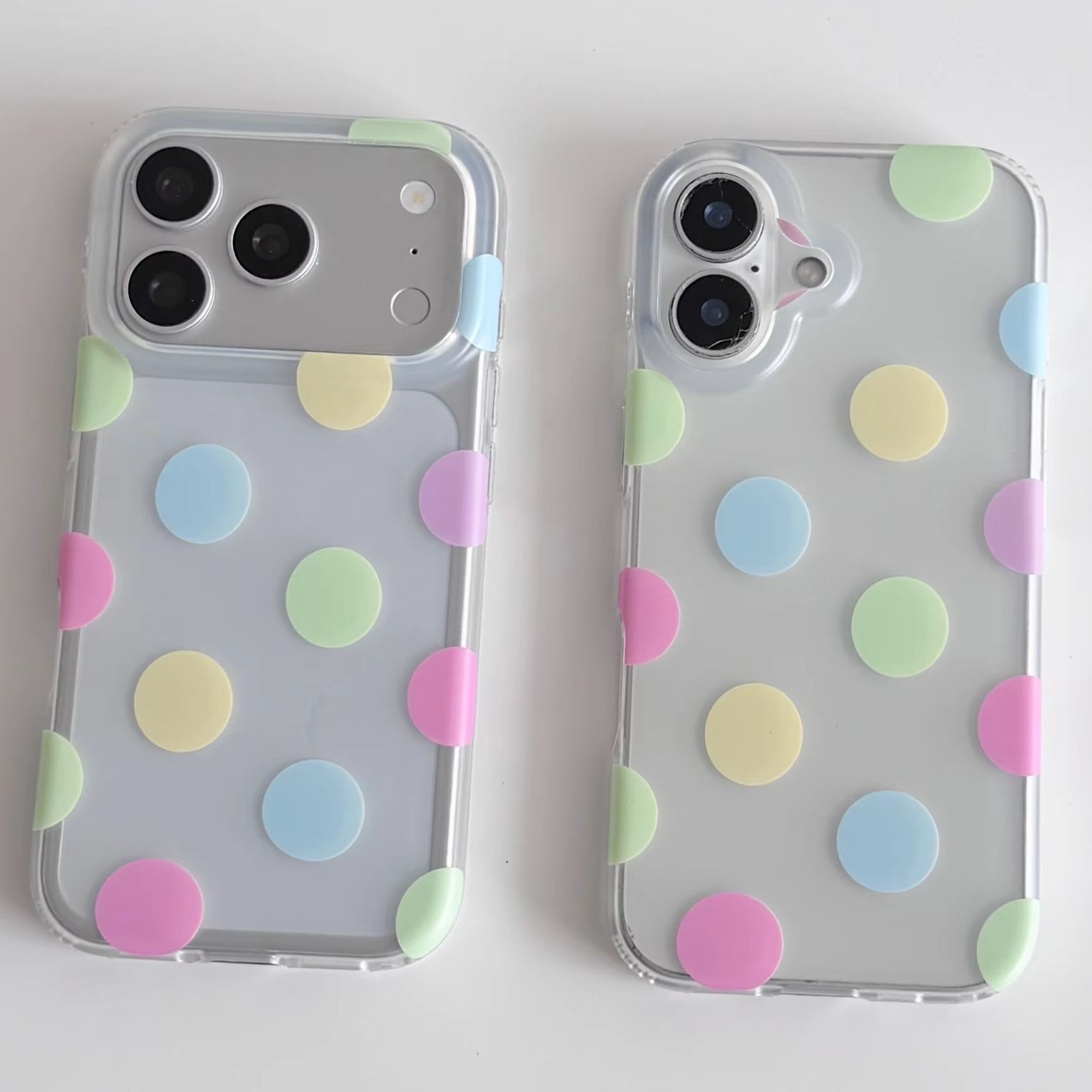 Korea Ins Colorful Polka Dots  - Phone Cases Korea recension och pris