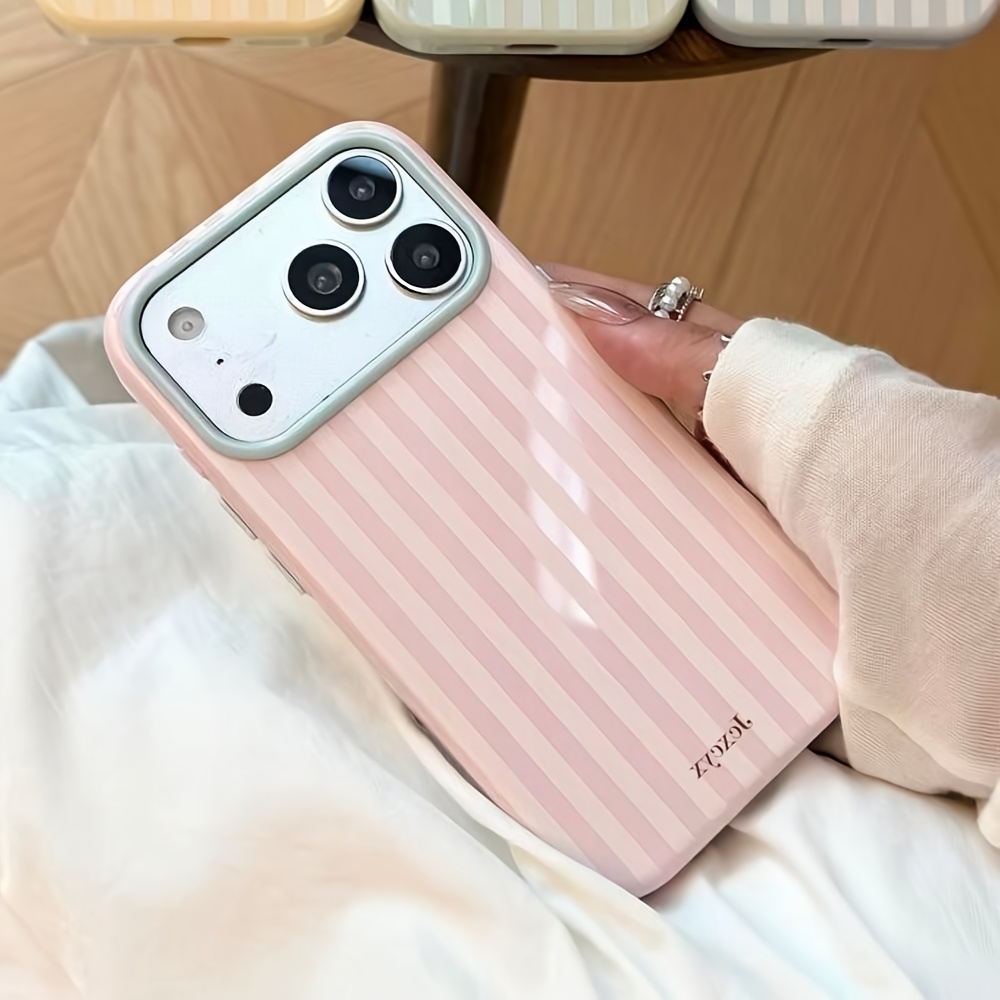 Luxury Korean Fashion Stripes  - Phone Cases Korea recension och pris