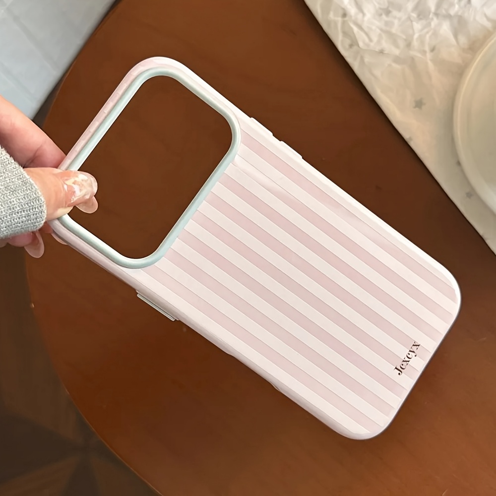 Luxury Korean Fashion Stripes  - Phone Cases Korea recension och pris