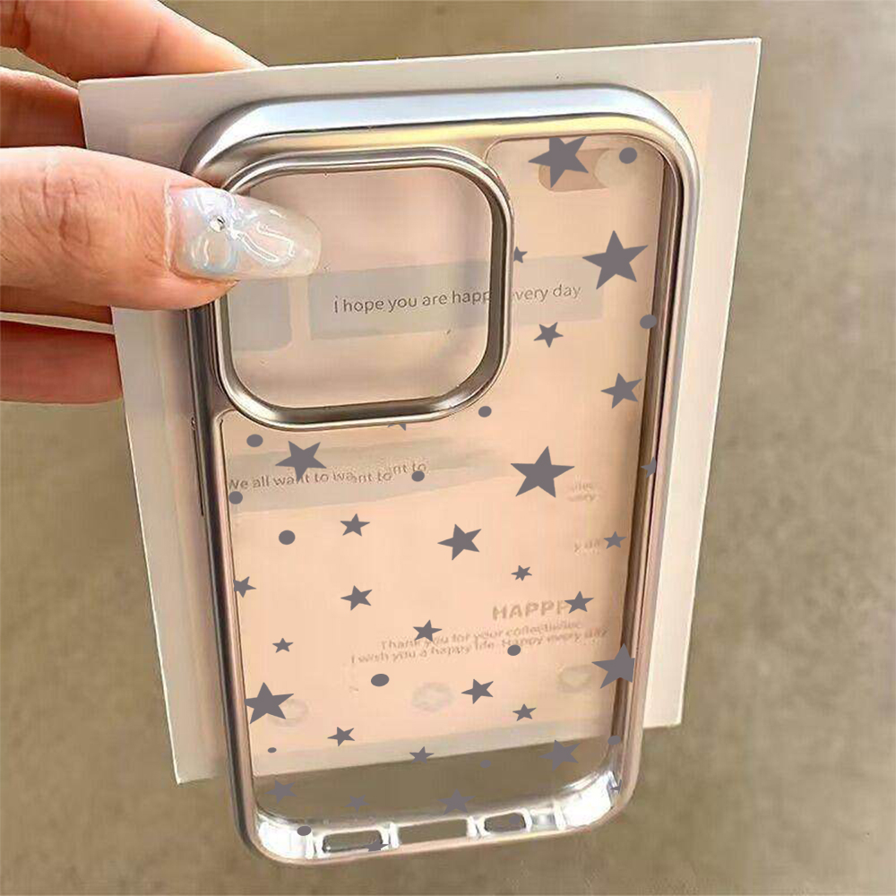 Y2K Stars Fashion Clear Cases  - Phone Cases Popular recension och pris