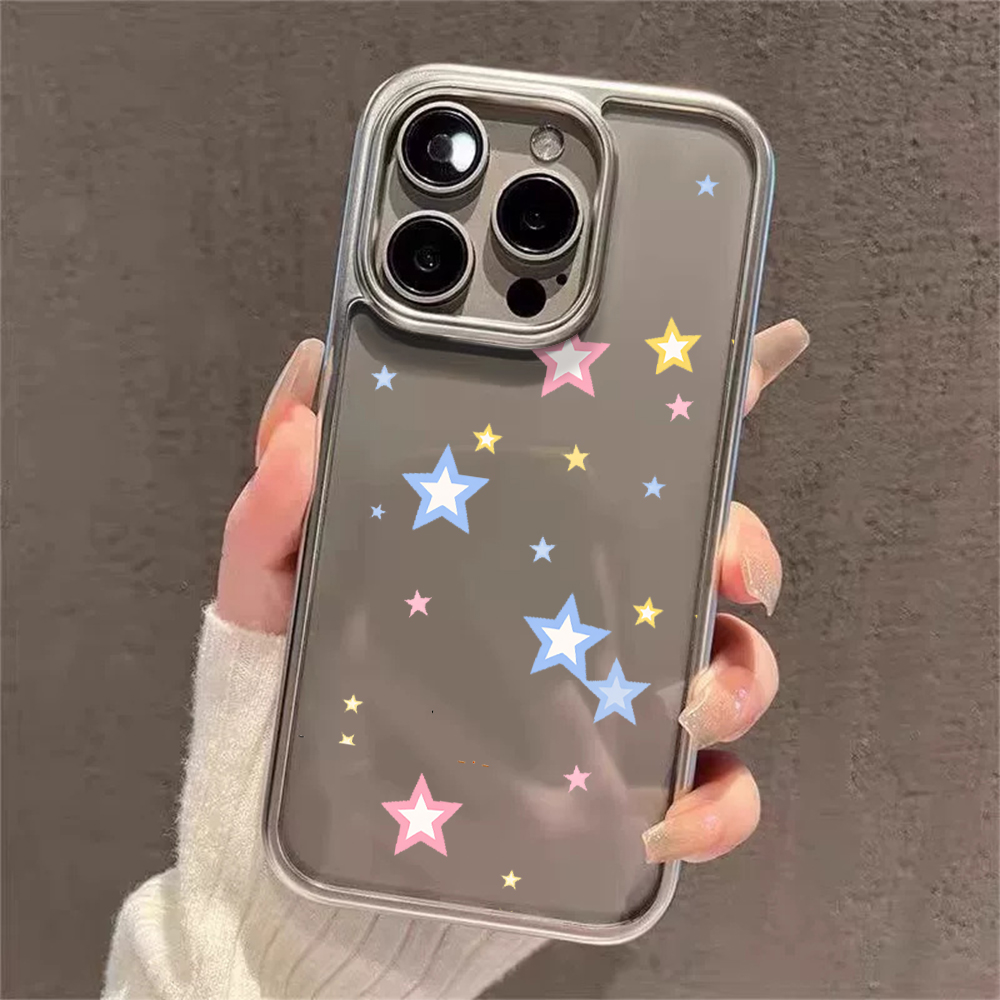 Y2K Stars Fashion Clear Cases  - Phone Cases Popular recension och pris