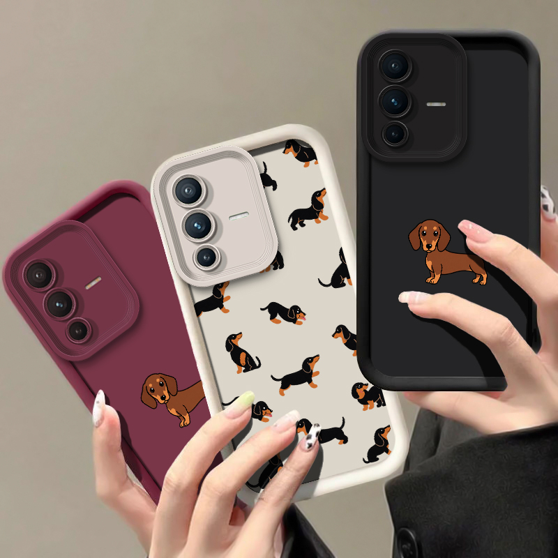 Animal Dachshund Dog Phone Cas - Vivo V40 recension och pris